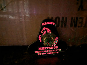 U.S. Navy Mustang "Dark Side" Coin *Glow In The Dark*