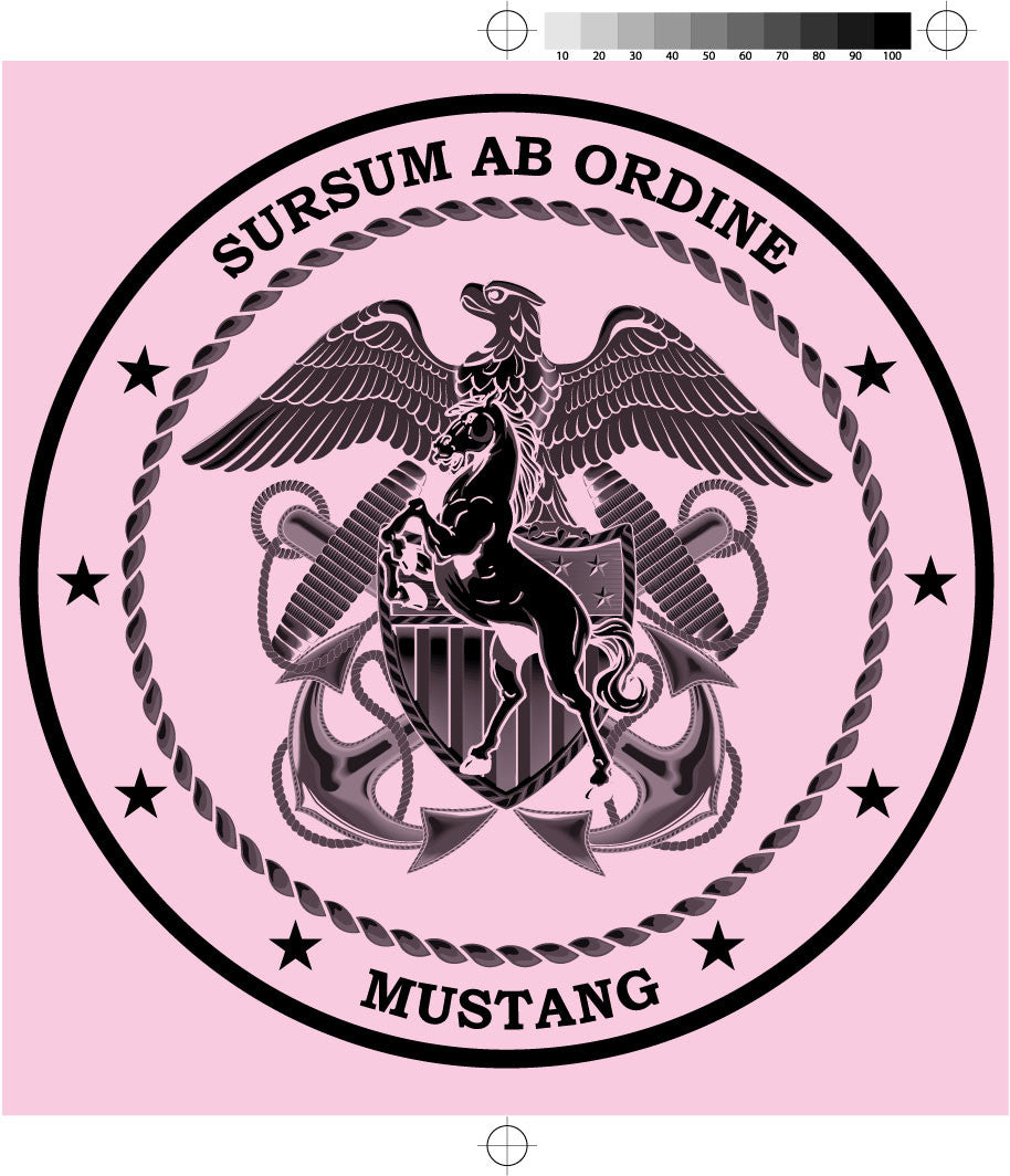 Pink Short Sleeve LDO/CWO Mustang T-Shirt – Mustang Loot