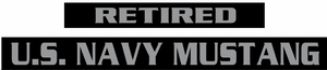 U.S. NAVY MUSTANG LICENSE PLATE FRAMES