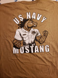 Navy Mustang Soffe Brand T-shirt