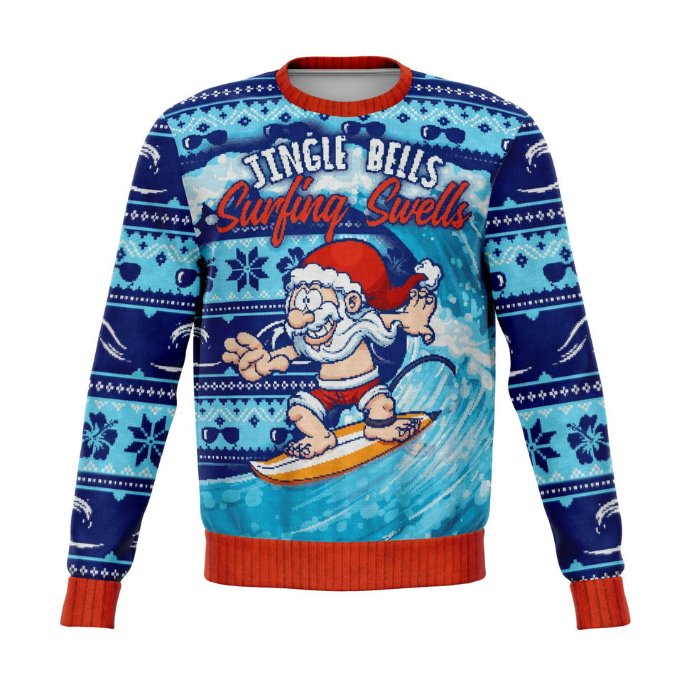 Jingle Bells Surfing Swells Christmas Sweatshirt