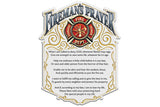 Fireman's Prayer Fire Department Reflective Decal