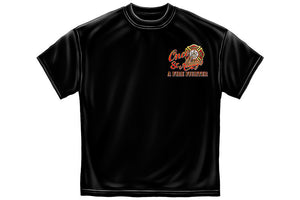 ONCE A FIREFIGHTER Short Sleeve T Shirt
