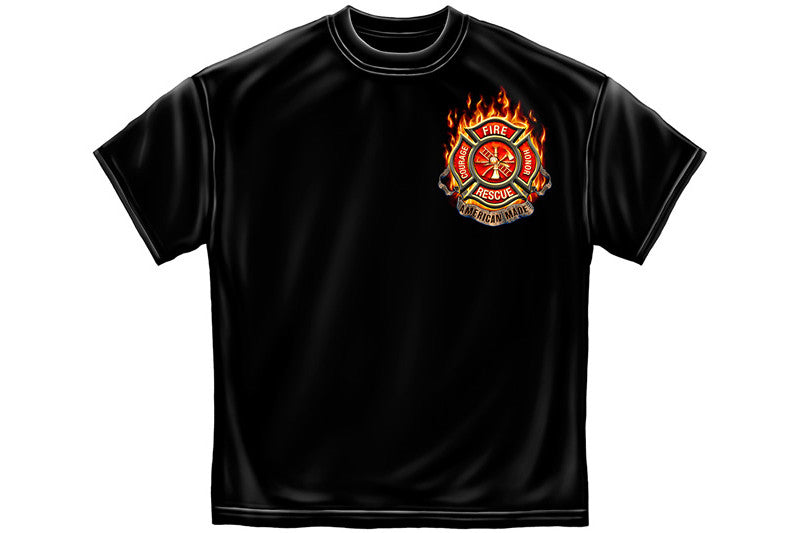 Patriotic fire eagle American Made Short Sleeve T Shirt