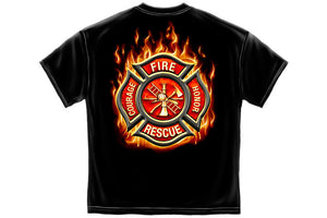 Classic Fire Maltese Short Sleeve T Shirt