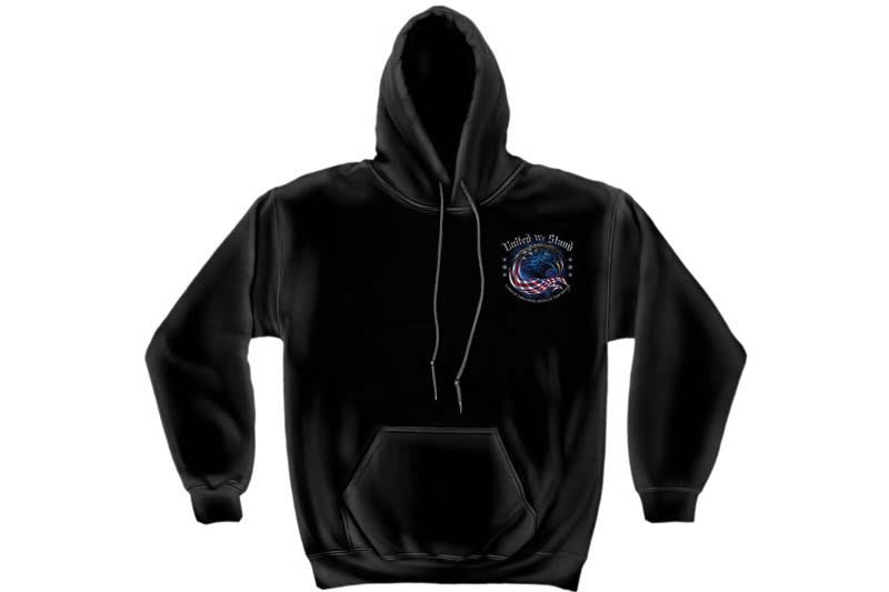 United We Stand, The Home Of The Free 9/11 Hooded Sweatshirt