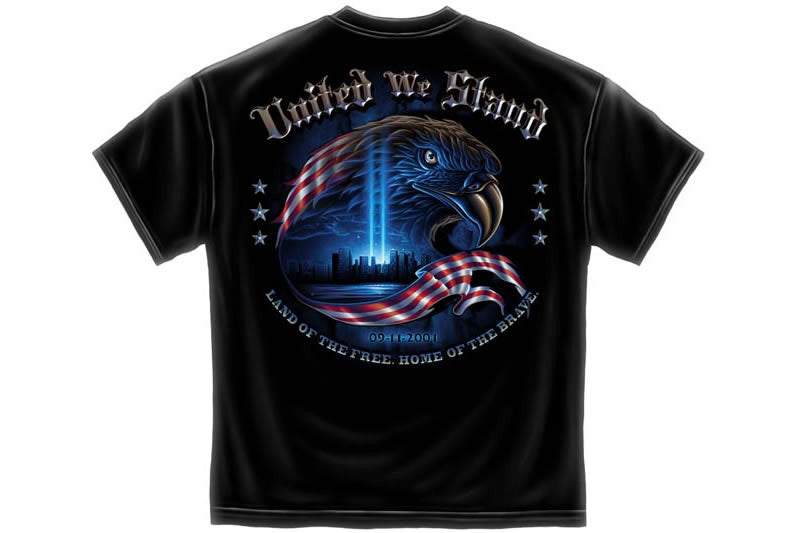 United We Stand, The Home Of The Free 9/11 Short Sleeve T Shirt