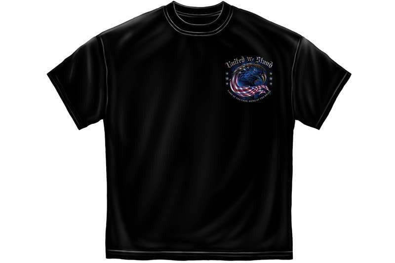 United We Stand, The Home Of The Free 9/11 Short Sleeve T Shirt