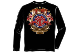 Firefighter Badge Of Honor Long Sleeve T-Shirt