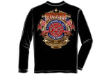 Firefighter Badge Of Honor Long Sleeve T-Shirt