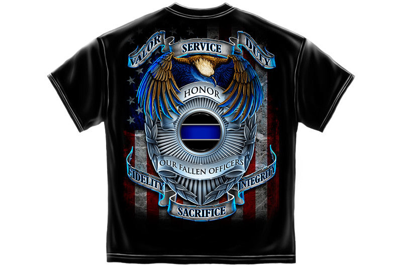 Honor our fallen officers Short Sleeve T Shirt