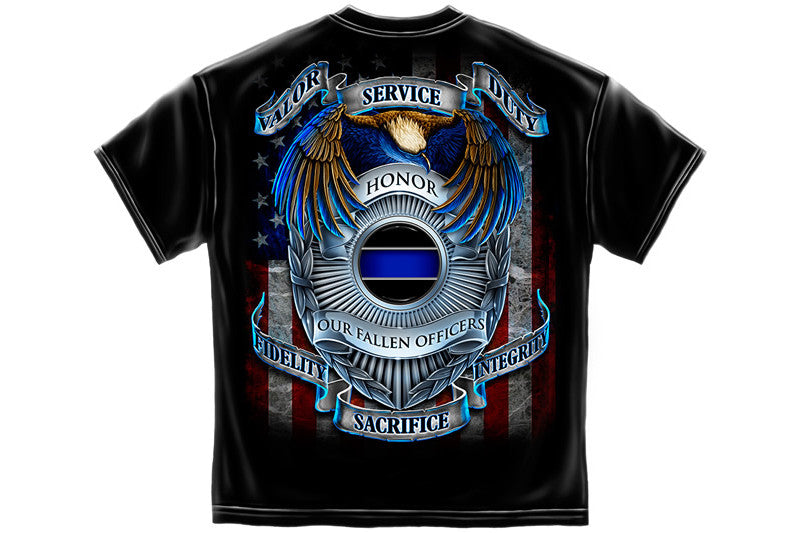 Honor our fallen officers Short Sleeve T Shirt