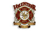 Volunteer Firefighter Fire Department Tradition Dedication Sacrifice Reflective Decal