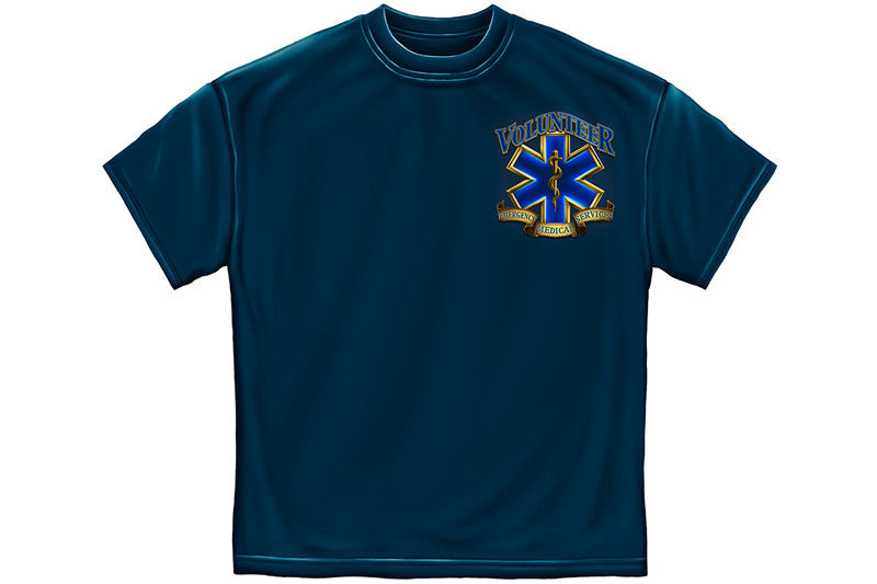 Volunteer EMS Gold Shield Short Sleeve T Shirt