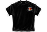 Red High Honor Firefighter Tribute Short Sleeve T Shirt
