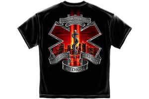 Red High Honor EMS Tribute Short Sleeve T Shirt