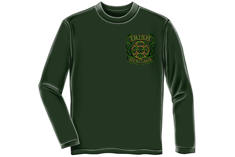 Irish Firefighter Heritage Long Sleeve T-Shirt