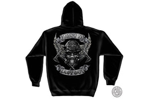 Steel Fire wings With Foil Stamp Hooded Sweatshirt