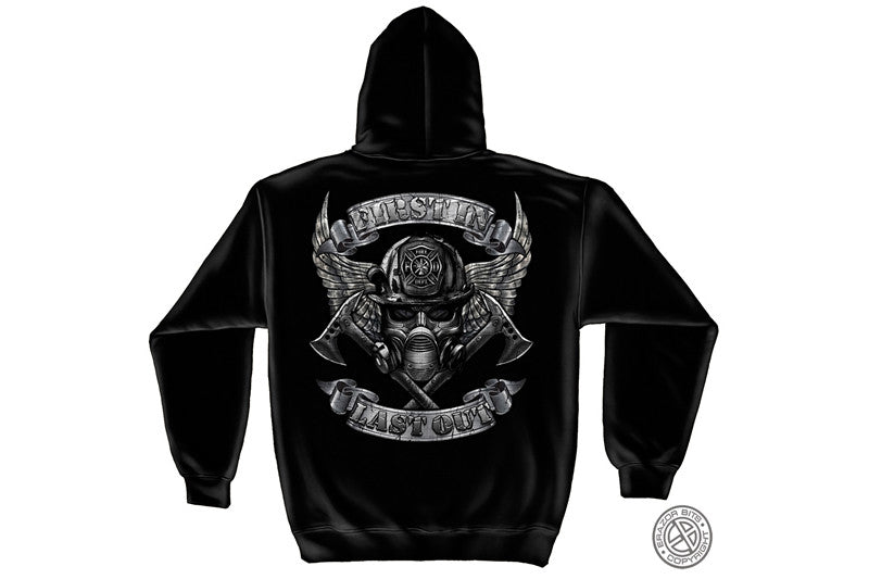 Steel Fire wings With Foil Stamp Hooded Sweatshirt