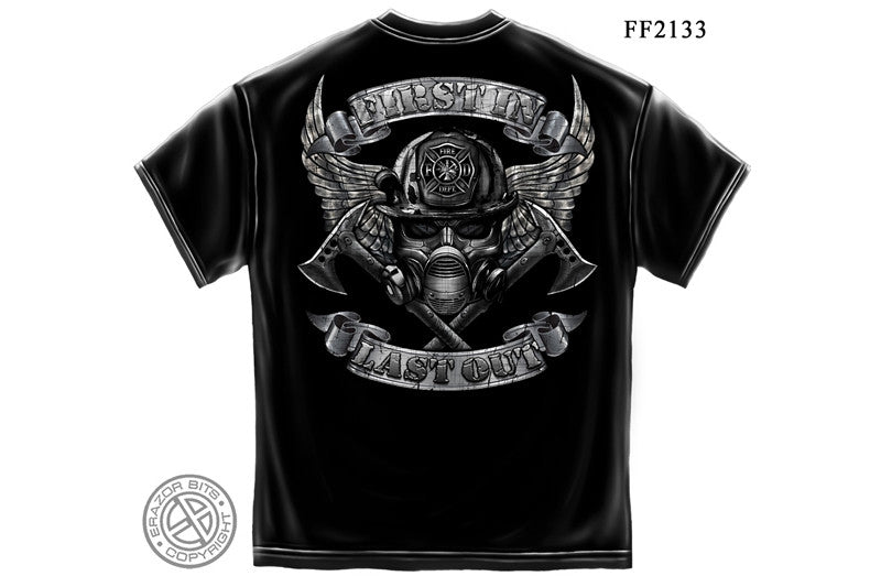 Steel Fire wings With Foil Stamp Short Sleeve T Shirt