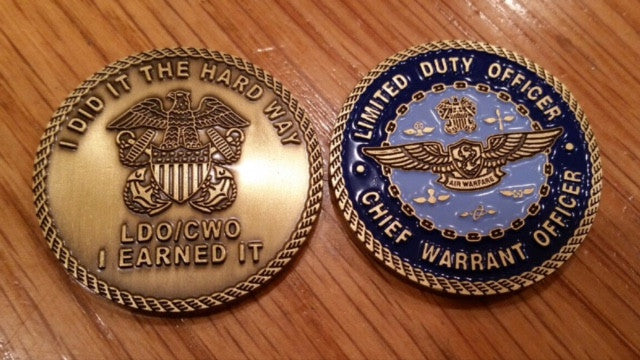 LDO/CWO Air Warfare Coin – Mustang Loot
