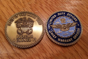 LDO/CWO Air Warfare Coin