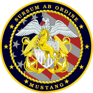 Navy Blue Mustang Sweatshirt