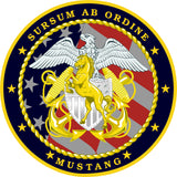 Navy Blue Mustang Sweatshirt