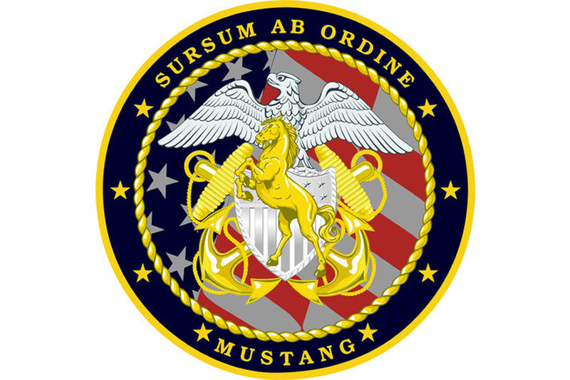 Navy Blue Mustang Sweatshirt