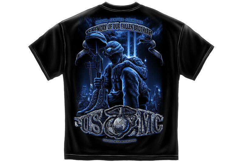 USMC NEVER FORGET Short Sleeve T Shirt