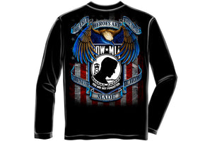 TRUE HEROS POW MIA Long Sleeve T-Shirt