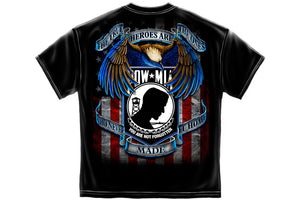 TRUE HEROS POW MIA Short Sleeve T Shirt