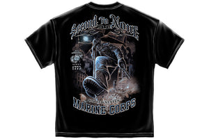 USMC Second to None Short Sleeve T Shirt