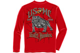 USMC " Teufel Hunden" Long Sleeve T-Shirt