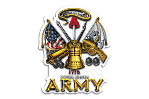 U.S. Army This We'll Defend Antique Armor Reflective Decal