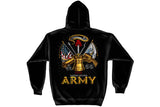 Army Antique armor Hooded Sweatshirt