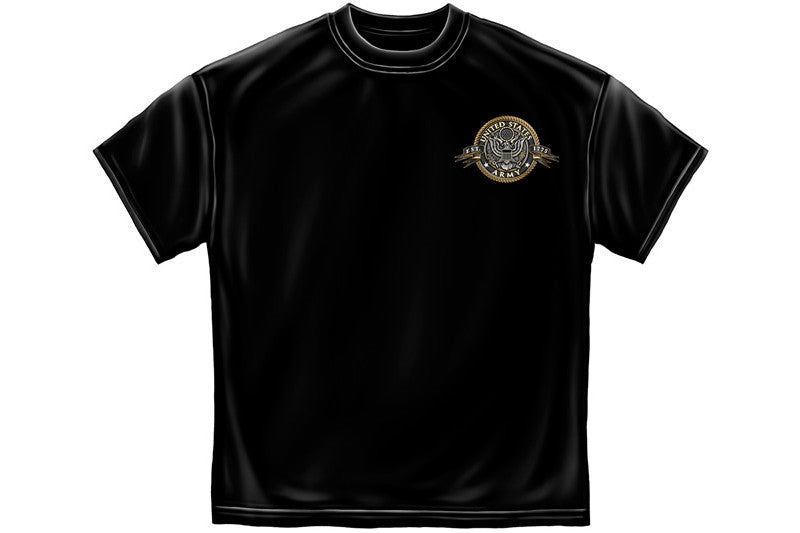 ARMY GOLD SHIELD Badge of honor Short Sleeve T Shirt