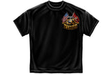 US Marine Corps Double Flag Globe Short Sleeve T-Shirt