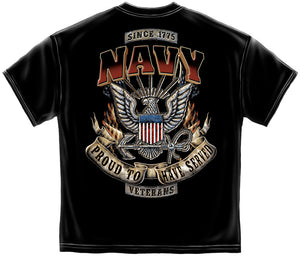 US Navy Proud To Have Served Veteran T-Shirt