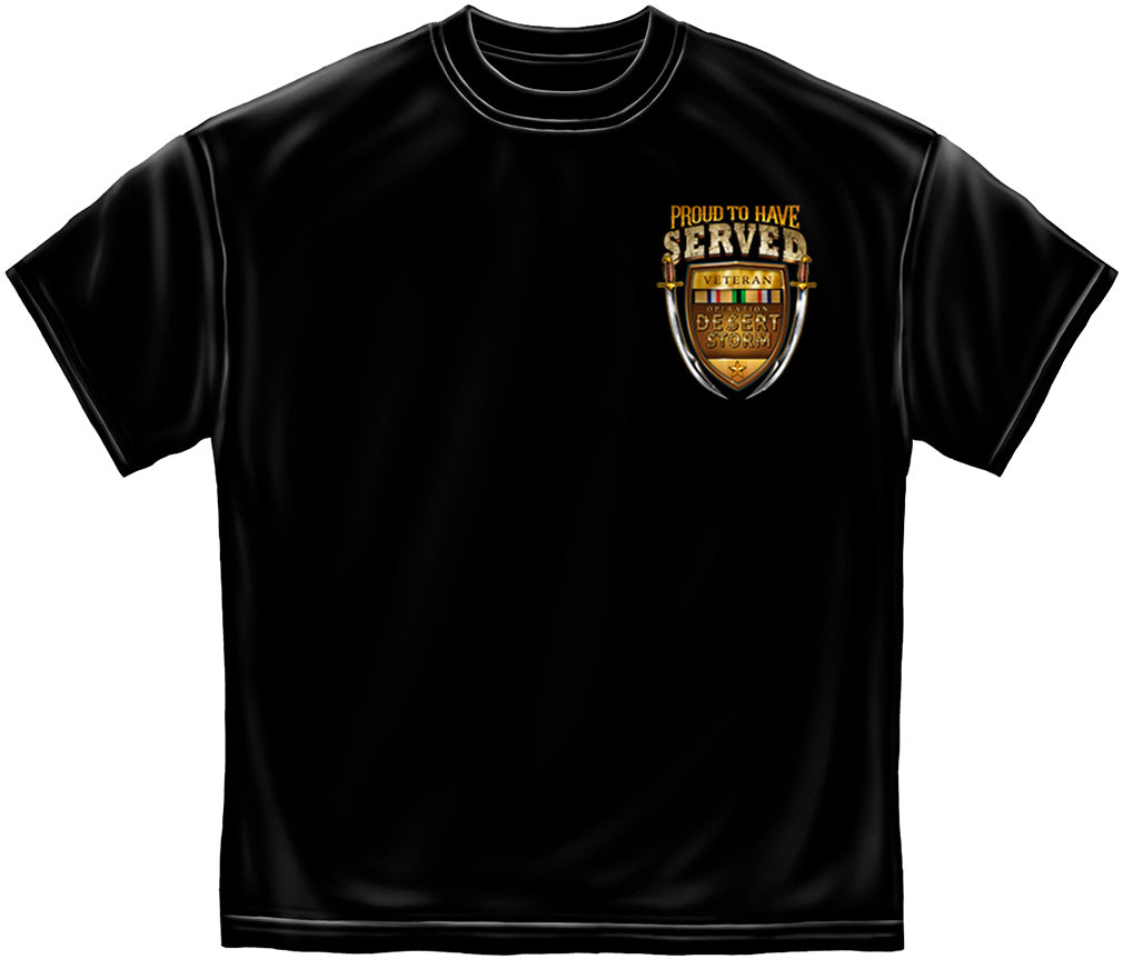 Gulf War Veteran - US ARMY Proud To Have Served T-Shirt