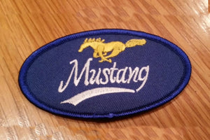 Blue Mustang Patch