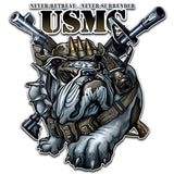 Never Retreat Never Surrender U.S. Marine Corps Vinyl Reflective Decal