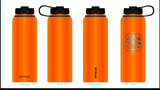 Fifty Fifty Stainless Steel Wide Mouth Water Bottle - 40 oz. Capacity *Laser Etched Mustang Logo*