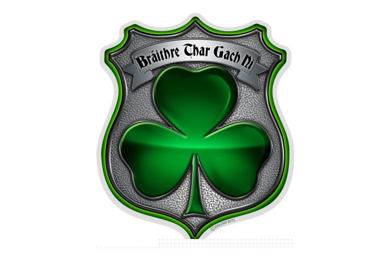 Policeman's Irish Brotherhood Reflective Decal