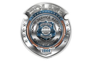Honor Service Sacrifice Badge of Honor Reflective Decal