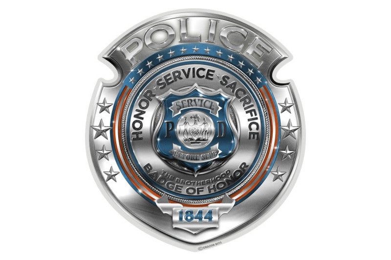 Honor Service Sacrifice Badge of Honor Reflective Decal