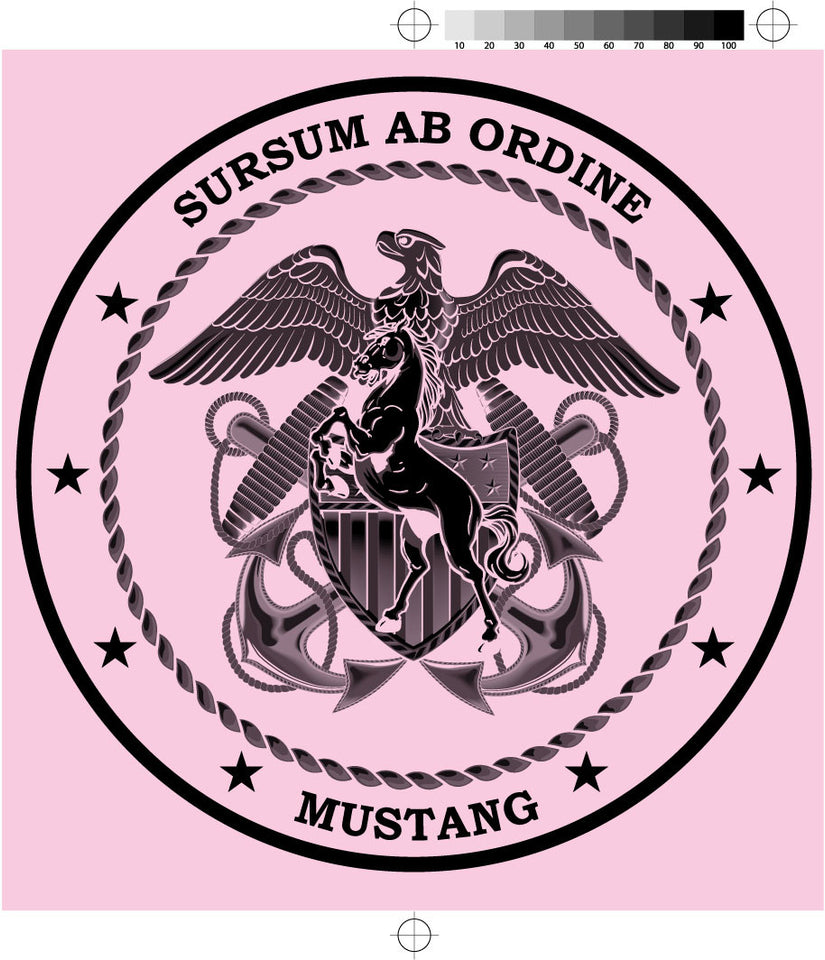 LDO/CWO – Pink Short T-Shirt Loot Mustang Sleeve Mustang