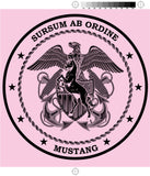 Pink Short Sleeve LDO/CWO Mustang T-Shirt