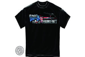 AR15 2nd Amendment Flag Short Sleeve T Shirt
