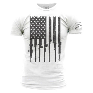 Grunt Style Rifle Flag - White